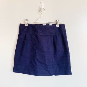 J. Crew Navy Mini Skirt Size 0